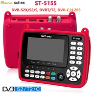 Satlink ST-5155 Digital Satellite Meter Finder DVB-S2X/S2/S, DVBT/T2, DVB-C,H.265(10Bit) NO CCTV