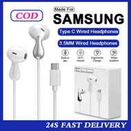 For Samsung Headphones USB Type C Noise Reduction Music Wired For Galaxy S25/24/23/22 Ultra A54 A5