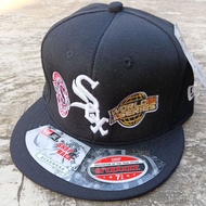 SOX world series Black snapback Hat