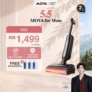 MOVA M50 Wet Dry Floor Washer & Vacuum Cleaner | 100% Anti-tangle | 100°C Self-Cleaning | Odor-Free 