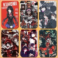 Anime Cartoon Date A Live Tokisaki Kurumi Nightmare DIY Student School ID Card Holder MRT Card Work ID Card Cover