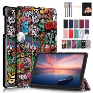 New magnetic case cover for  Samsung Galaxy TAB A7 10.4 SM-T500 / T505  pu leather case 3 fold case for S6 Lite P610 P615 in stock wholesale +film+touch pen