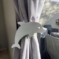 Dolphin Curtain Tieback Unique Aesthetic Curtain Tie Back Room Curtain Decoration
