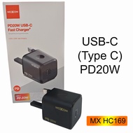 MOXOM 3 Pin Wall Fast Charger 3.0 USB 18W 20W Type C PD Mobile Phone Tablet Overcharge Protection Ad