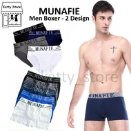 [READY STOCK] MU.NAFIE Men Boxer Briefs Spender Underwear Shorts One Size Seluar Dalam Pendek Lelaki