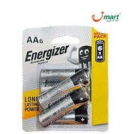 Energizer Alkaline AA 6 Pack