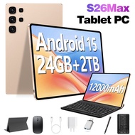 11.6 Inch Detachable Tablet PC S26 MAX 24GB+2TB | 12000mAh Battery | Snapdragon8gen3 | 24MP+32MP Dua