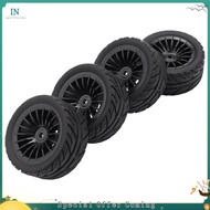 【bairddoro】4Pcs Rubber Tires Tyre Wheel for SG1603 SG1604  1603  UD1601 UD1602 UD1603 UD1604 1/16 RC