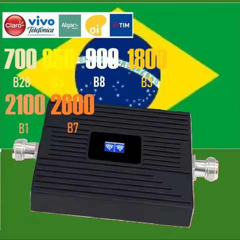 HWATEL Cellular Signal Amplifier B5 B3 850 1800 2-Band Repeater GSM 2G 3G 4G 850MHZ 1800MHZ HWATEL S