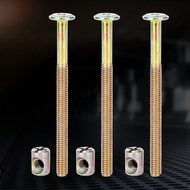 M6 Carbon Steel Furniture  With Barrel Nuts Dowel Nut Connector Fastener Furniture Fastener Furnitur