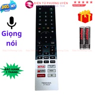 Remote điều khiển tivi TOSHIBA Mã 07 CT-95024 Giọng nói điều khiển TV TOSHIBA internet - Tặng pin - 
