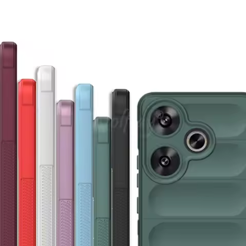 For Xiaomi POCO F6 Case Silicone TPU Shockproof Rubber Phone Protector Case POCO F6 Cover Anti-drop 