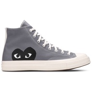 Converse 70s CTAS HIGH x CDG PLAY Steel Grey ( 100% Original BNIB )