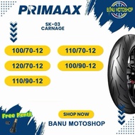 PRIMAAX TYPE SK03 TUBLEES DONAT BAN Size 100/70-12, 110/70-12, 120/70-12, 100/90-12, 110/90-12