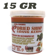 15GR SHOKUJI SHRIMP UDANG KERING PAKAN IKAN KURA BRAZIL RES KELOMANG TURTLE FOOD AMBON MAKANAN KURAK