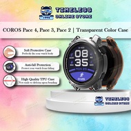 COROS Pace 3, Pace 2 Protector Case, Transparent Color Soft Cover, High Quality Watch Casing (pace3 