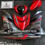 Y15 V1 V2 EXCITER RC MERAH GREY COVER SET TAMPAL SIAP STICKET