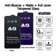MATTE BLUERAY Full Tempered Glass Screen Protector For OPPO A18 A38