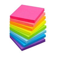 76X76 Sticky Notes 8 Books Fluorescent Combination Set 82 Pages N Times Stick Strong Sticky Notes 3.