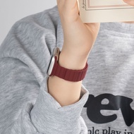 Craftsman Wear Suitable for iwatch10 Strap Apple S9 Watch Applewatch8 Plum Magnetic Silicone S8 Fema