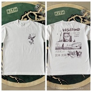 Vagabond Cotton Combed Premium White T-Shirt Size S-3XL 3 Days Japanese