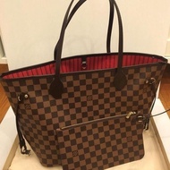 Authentuc LV Microchip Neverfull Damier MM Preloved