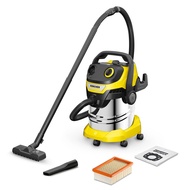 KARCHER WD5 SV (NEW MODEL) 3 in 1 เครื่องดูดฝุ่นน้ำ-แห้ง-เป่าลม มาพร้อมกับถังเก็บสเตนเลสขนาด 25 ลิต