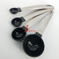 measuring spoon Nordic asli keluli tahan karat tunggal pemegang gram sudu pengukur sudu penebalan su