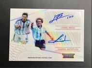 FANSMALL Lionel Messi Autographed Card / Gabriel Batistuta Autographed Card /  messi auto / batistut