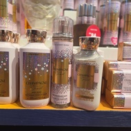 BATH AND BODY WORKS CHAMPAGNE TOAST ORIGINAL BBW BODY MIST BODY WASH