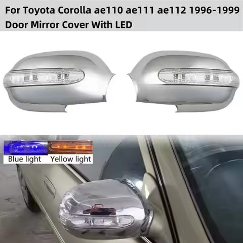 YOYO 2pcs Car Accessories For 1996 - 1999 2000 Toyota Corolla ae110 ae111 ae112 Chrome Plated Rear D