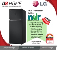 (NUR RM200 Rebate) LG 493L Smart inverter Top Freezer Fridge Refrigerator LG-GN-B452