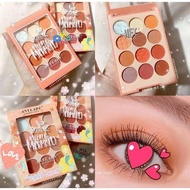 Eyeshadow Anylady Mermaid 12 Warna Peach Pigmentted