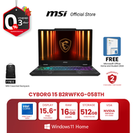MSI NOTEBOOK CYBORG 15 B2RWFKG-058TH |15.6"(FHD) | IPS | Intel Core 7 240H | NVIDIA GeForce RTX 5060