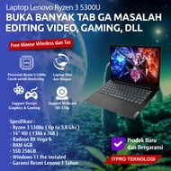 Laptop Lenovo V14 G2 untuk Design, Gaming dan Editing - Ryzen 3 5300u, RAM 12GB, SSD 512GB, W11