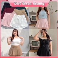 【现货】Talent Big Size Thailand High Waist Short Skirt Pants(Free Size XL-3XL 32-40Inch)大码西装高腰裤裙