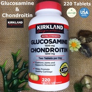 กลูโคซามีน & คอนดรอยติน Kirkland Signature - Glucosamine 1500 mg & Chondroitin 1200 mg 220 or 280 Ta