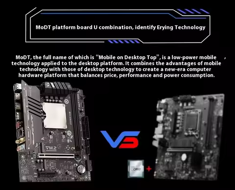ERYING M-ATX Motherboard Ultra9 185H/Ultra7 155H /Ultra5 125H Onboard CPU Combo Processor DDR5 RAM P