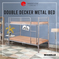 MICHELLE DOUBLE DECKER BED FRAME (SINGLE/SUPER SINGLE AVAILABLE) (DELIVER WITHIN 3-5 WORKING DAYS)