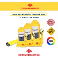 BRAND & COLOR RANDOM Hydraulic / Bottle Jack With Safety Valve Jack Stand 15 Ton 20 Ton 30 Jek Berdi