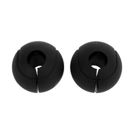 Silicone không trượt tạ tạ tay cầm - Thiết kế hình cầu tròn dày để xây dựng cơ cánh tay nâng cao | L