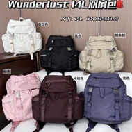 LuWunrlust14L Cap Backpack College Backpack Large Capacity Travel Bag