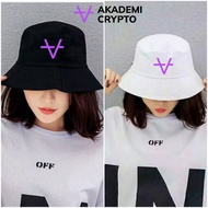 CRYPTO LOGO ACADEMY BUCKET HAT CRYPTO BITCOIN