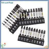 HECCEHZP Screwdriver Bit Set, Cross/Hexagonal/Torx Magnetic Magnetic Impact Bit, Durability with Bit