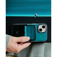 CASECASE X Suntur Lucky we found Magnetic suction Clear Hard Acrylic Back iPhone Case Impact Case Fo