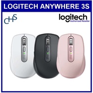Logitech MX Anywhere 3s Wireless Compact Performance Mouse Graphite Pale Grey Rose