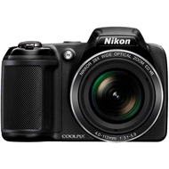【USED: Near Mint from Japan】Nikon COOLPIX L340 Black Bridge Camera 20.2MP CCD 28x Optical Zoom AA Ba