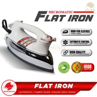 Micromatic Flat Iron for Clothes Non Stick Coating plantsa ng damit sale Stainless Steel 1000W