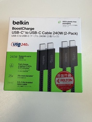 Belkin 1.5M Belkin BoostCharge USB-C to USB-C Cable 240W 充電線