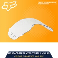 Fox Airspace/Main MX20 TV RPL LNS LXN [Clear] OS Airspace & Main VLS Roll Off Lens